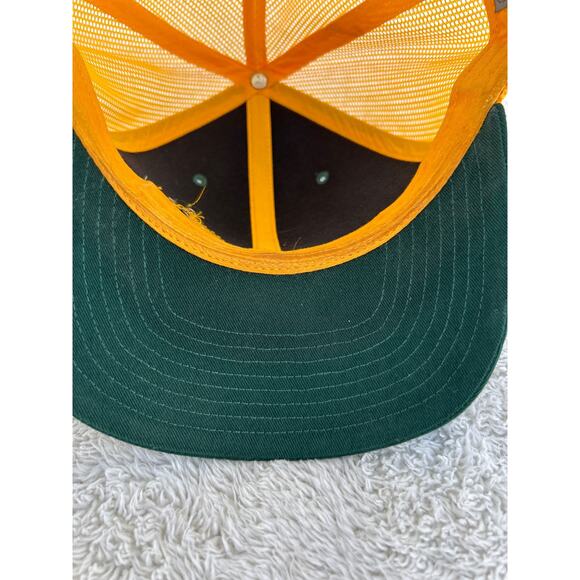 Funk Factory Hat Green Yellow Trucker Cap Snap Back Richardson 112 Adjustable - Picture 11 of 14